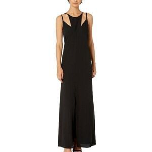 BCBGMaxAzria Elegant Black Maxi Dress size M